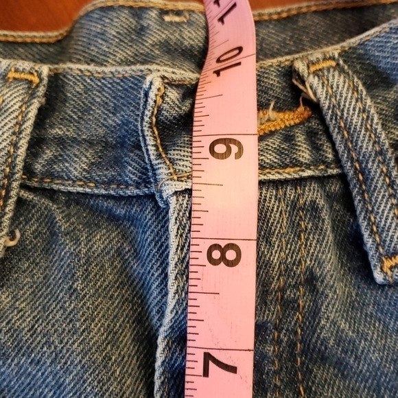 Lee Y2K Denim High Rise Shorts EUC 29x9.5 W8 - Picture 7 of 10